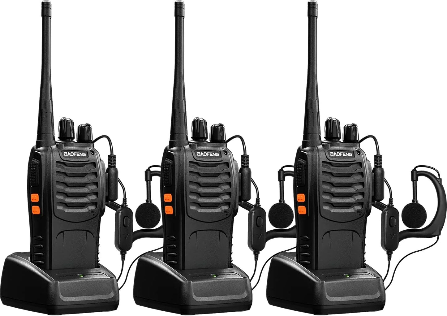 Premium 888s 5W FM Two Way Radios Long Range Durable Build Easy to Use Ideal for Outdoor Activities Events Travel Rechargeable Clear Communication