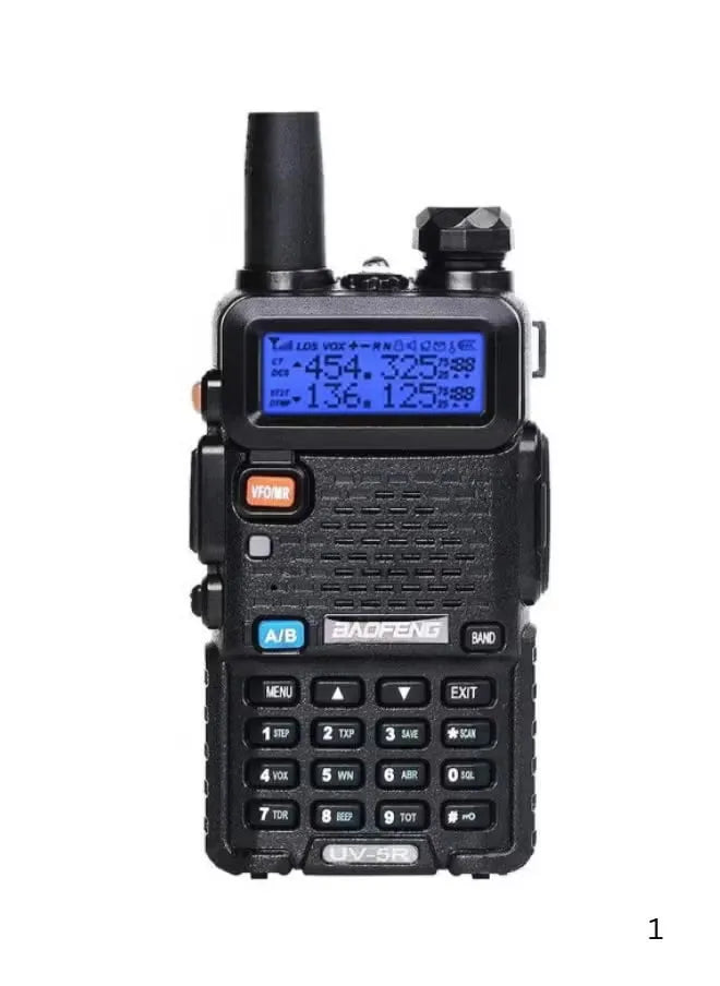 Premium UV-5R Radio Long Range Dual Band Handheld Two Way Radio, 5W, VHF/UHF Transceiver, High-Performance, Compact & Durable