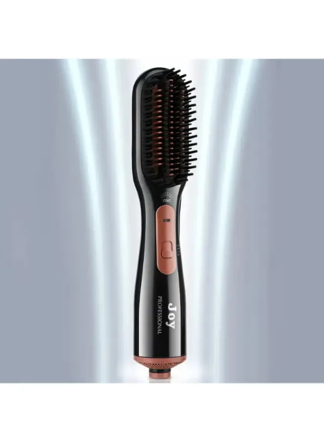 3-In-1 Professional Hair Styling Brush Black/Rose Gold