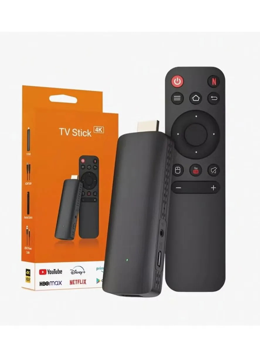 TV Stick TVR3 with Remote Control, 2GB RAM + 16GB ROM, 4K HDR Streaming Media Player, Android 12.1 TV, Google Assistant, Quad Core 64 Bit, Dual-Band WiFi 2.4G/5G, Portable Smart TV Device